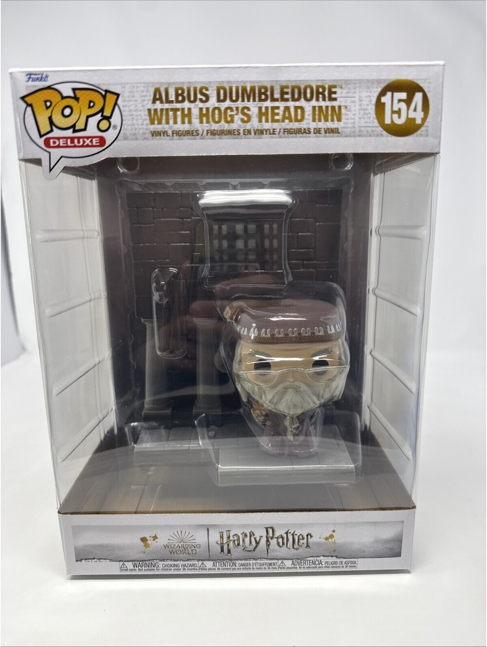 Funko POP! Harry Potter Deluxe Figure - ALBUS DUMBLEDORE WITH HOG'S HEAD INN 154